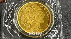 2020 COOK ISLANDS $25 GOLD ST GAUDENS LIBERTY & Cook Islands 2020 Buffalo $5