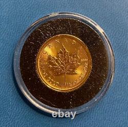 2020 Canada 1/4 Troy oz Gold Maple Leaf BU in Capsule