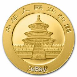 2020 China 3 gram Gold Panda BU (Sealed) SKU#208670