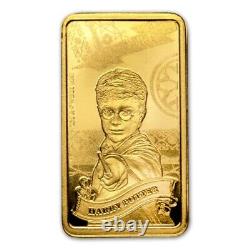 2020 Cook Islands $5 Harry Potter Character 0.5g. 999 Gold Bar Coin