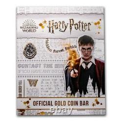 2020 Cook Islands $5 Harry Potter Character 0.5g. 999 Gold Bar Coin