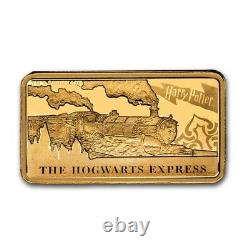 2020 Cook Islands $5 Harry Potter Hogwarts Express 0.5g Gold Bar Coin