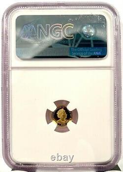2020 Isle of Man 1/64 Noble 0.5 gram. 9999 Gold Coin NGC PF 70 UCAM