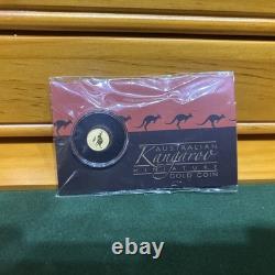 2020 Kangaroo- 1/2 Gram. 9999 Fine Gold Coin In Capsule With Assay Card