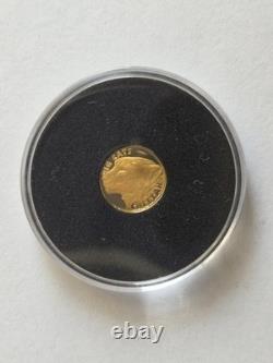 2020 Sierra Leone 0.5 Grams Of Gold Big Cats Cheetah? $4 Coin Limited Edition