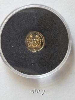 2020 Sierra Leone 0.5 Grams Of Gold Big Cats Cheetah? $4 Coin Limited Edition
