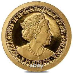 2021 1/2 gram Proof St. Helena Una and the Lion Gold Coin