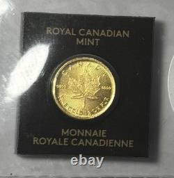 2021 1-gram. 9999 Fine Gold From Royal Canadian Mint -bu-sealed At The Mint