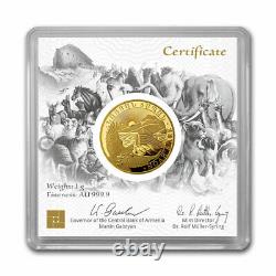 2021 Armenia 1 gram Gold 100 Dram Noah's Ark BU SKU#226364