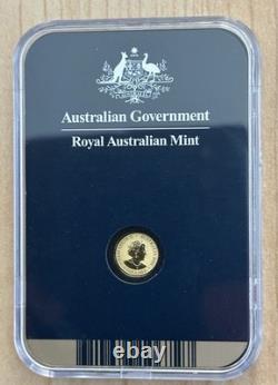 2021 Australia KOALA $2 1/2 Gram 0.5g Gold Mini Money Frosted Coin SMALL GOLD