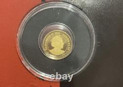 2021 Australia Perth Kangaroo. 5 (1/2) gram gold coin. 9999