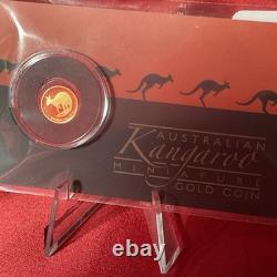 2021 Australia Perth Kangaroo. 5 (1/2) gram gold coin. 9999