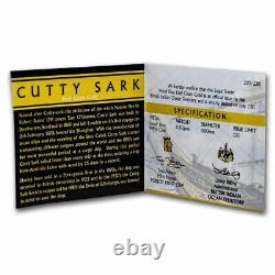 2021 BIOT 1/2 gram Gold Cutty Sark Cameo BU (withBox & CoA) SKU#233234