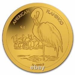 2021 BVI 1/2 gram Gold Flamingo Cameo BU (withBox & CoA) SKU#230851