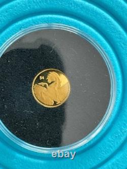 2021 BVI PEGASUS. 5 GRAM GOLD #008 of 199, Minuscule mintage, Leather Box / OGP