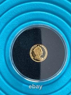 2021 BVI PEGASUS. 5 GRAM GOLD #008 of 199, Minuscule mintage, Leather Box / OGP