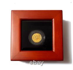 2021 Barbados Gold Trident Coin 1/5 oz Gold. 9999 Gem Bu