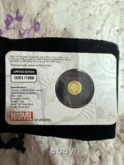 2021 Captain America Gold Coin. 5 Grams 24k Limited Edition