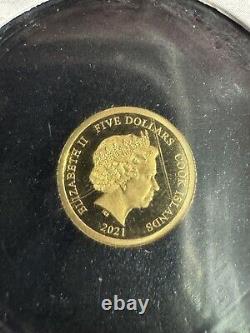 2021 Captain America Gold Coin. 5 Grams 24k Limited Edition