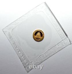 2021 China 1 gram. 999 Gold Panda Coin Sealed in Mint Plastic OMP SKU# A11C
