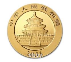 2021 China 1 gram. 999 Gold Panda Coin Sealed in Mint Plastic OMP SKU# A11D