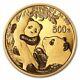 2021 Chinese 0.999 Gold Panda 30 Grams Coin ¥500 Yuan Brilliant Uncirculated Bu