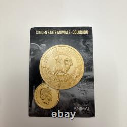 2021 Cook Is. State Animal Series 1/2 Gram. 9999 Gold $5Proof Coin PF70 UCAM