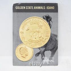 2021 Cook Islands $5 Gold US State Animal Series Idaho Appaloosa NGC PF70