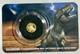 2021 Dinosaurs Tyrannosaurus Rex. 5 Gram 24 Carat Solid Gold Coin 999 Fine Card