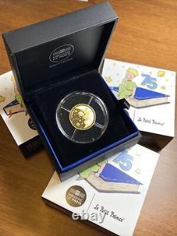 2021 France Le Petit Prince Proof GOLD coin #3 50 LTD and sold out 7.78gram