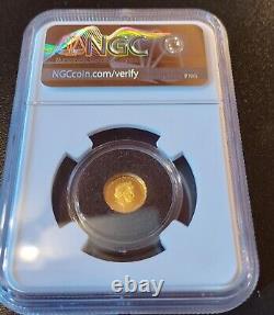 2021 GOLD COOK ISLANDS $5 TEXAS LONGHORN 1/2 GRAM Gold Coin NGC PF 70