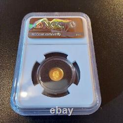 2021 GOLD COOK ISLANDS $5 TEXAS LONGHORN 1/2 GRAM Gold Coin NGC PF 70