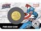 2021 Marvel Captain America 1/2 Gram Gold Coin 1 Of 1999