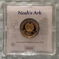 2021 Noah's Ark 1 Gram Gold 999.9 Fine Gold Armenia