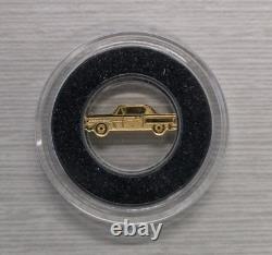 2021 Palau -Open Roads -Classic Car 0.5 gram. 999 Gold Coin in capsule
