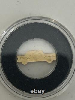 2021 Palau Open Roads Classic Car 0.5 gram. 999 Gold Coin in capsule 2021 Palau Open Roads Classic Car 0.5 gram. 999 Gold Coin in capsule