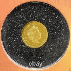 2021 Solomon Islands $10 1/2 Gram 24K Gold Age of Dinosaurs Proof T. Rex