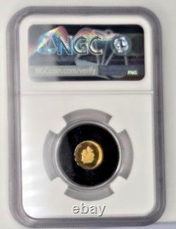 2021 Texas Longhorn 1/2 gram gold PF 70 UC NGC Cook Is. $5 Animal Series 7k