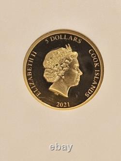 2021 U. S. State Animal Series New Mexico Roadrunner NGC PF70 1/2 Gram