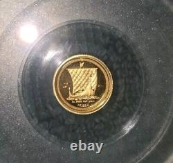 2022 1/2 Gram Isle of Man Gold Noble Coin Viking Longship PR69DCAM