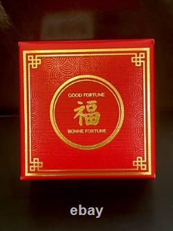 2022? 1.58g Canada Earth? Dragon PP Proof Gold Coin. 9999 Fine? (withBox & CoA)New