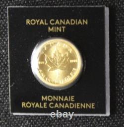 2022 1 Gram Gold Maple Leaf Coin Round In Maplegram Assay Card Queen Elizabeth