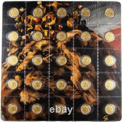 2022 12.5 Gram Niue Czech Lion Gold Multigram with 25 Coins