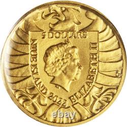 2022 12.5 Gram Niue Czech Lion Gold Multigram with 25 Coins