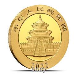 2022 15 Gram China Panda Gold Coin (BU)