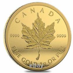 2022 25 x 1 gram Canadian Gold Maples $. 5 Coin. 9999 Fine Maplegram25 In Assay