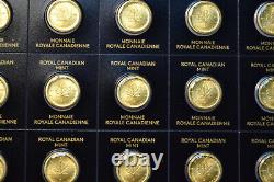 2022 25x 1 GRAM GOLD MAPLE LEAFS RCM MAPLEGRAM 25 IN ASSAY