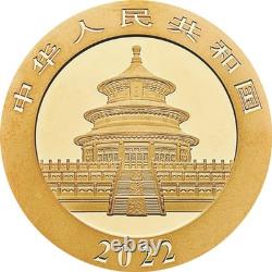2022 30 Gram Chinese Gold Panda Coin (BU)