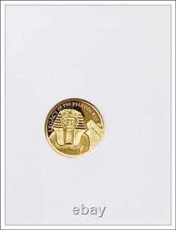 2022 $5 Cook Islands NGC PF70 Proof Cameo Legacy of Pharoahs 1/2g. 999 Gold Coin