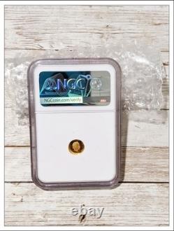 2022 $5 Cook Islands NGC PF70 Proof Cameo Legacy of Pharoahs 1/2g. 999 Gold Coin